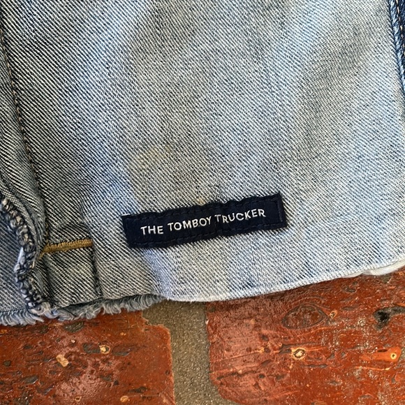 Lucky Brand "The Tomboy Trucker" Jean jacket szM RARE - Picture 9 of 12